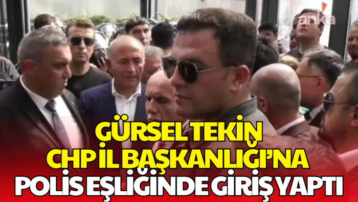 CHP İstanbul İl Başkanlığı’na Gürsel Tekin Geldi: Kayyum Değiliz